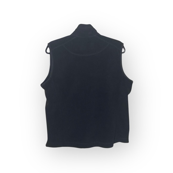 new Cutter & Buck 𖦹 Full Zip Soft Warm Cozy Classic Fleece Vest 𖦹 Black 𖦹 Large - Picture 12 of 15